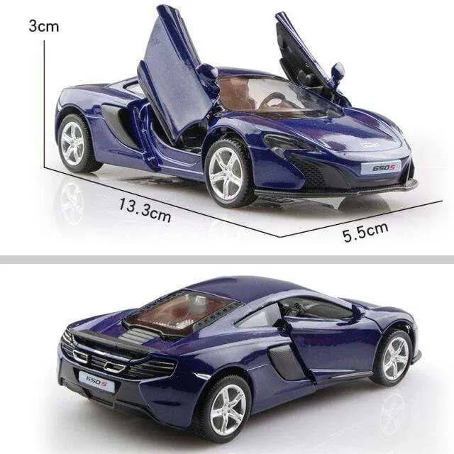 Geburtstagsgeschenk 1:36 Legierung Automodell Simulation Exquisite Druckguss Spielzeugfahrzeug RMZ Stadt Maserati Aston Martin Türen öffnen Pull Back