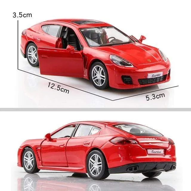 Geburtstagsgeschenk 1:36 Legierung Automodell Simulation Exquisite Druckguss Spielzeugfahrzeug RMZ Stadt Maserati Aston Martin Türen öffnen Pull Back