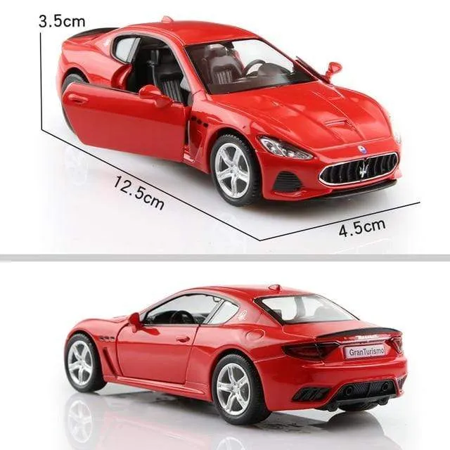 Geburtstagsgeschenk 1:36 Legierung Automodell Simulation Exquisite Druckguss Spielzeugfahrzeug RMZ Stadt Maserati Aston Martin Türen öffnen Pull Back