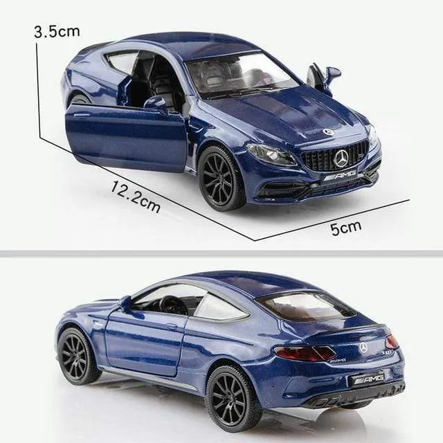 Geburtstagsgeschenk 1:36 Legierung Automodell Simulation Exquisite Druckguss Spielzeugfahrzeug RMZ Stadt Maserati Aston Martin Türen öffnen Pull Back