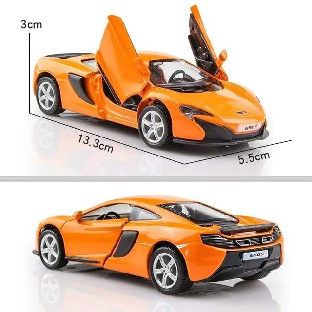 Geburtstagsgeschenk 1:36 Legierung Automodell Simulation Exquisite Druckguss Spielzeugfahrzeug RMZ Stadt Maserati Aston Martin Türen öffnen Pull Back