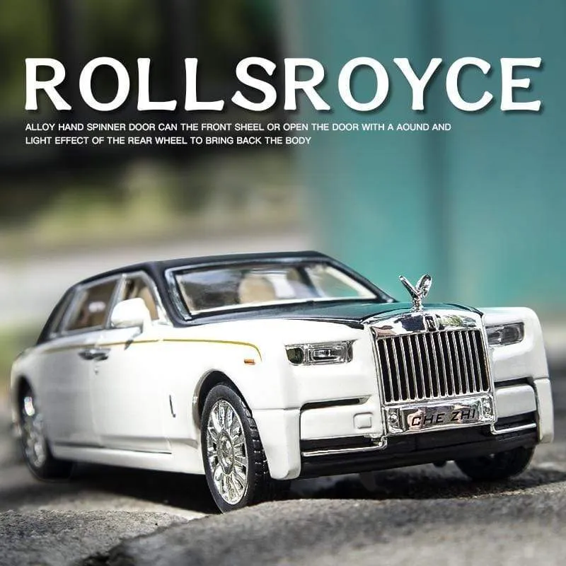 1:32 Rolls-Royce Phantom Legierung Automodell Druckguss & Spielzeugfahrzeuge Spielzeugautos Kinderspielzeug Für Ton und Licht Kinder Geschenke Jungen Spielzeug
