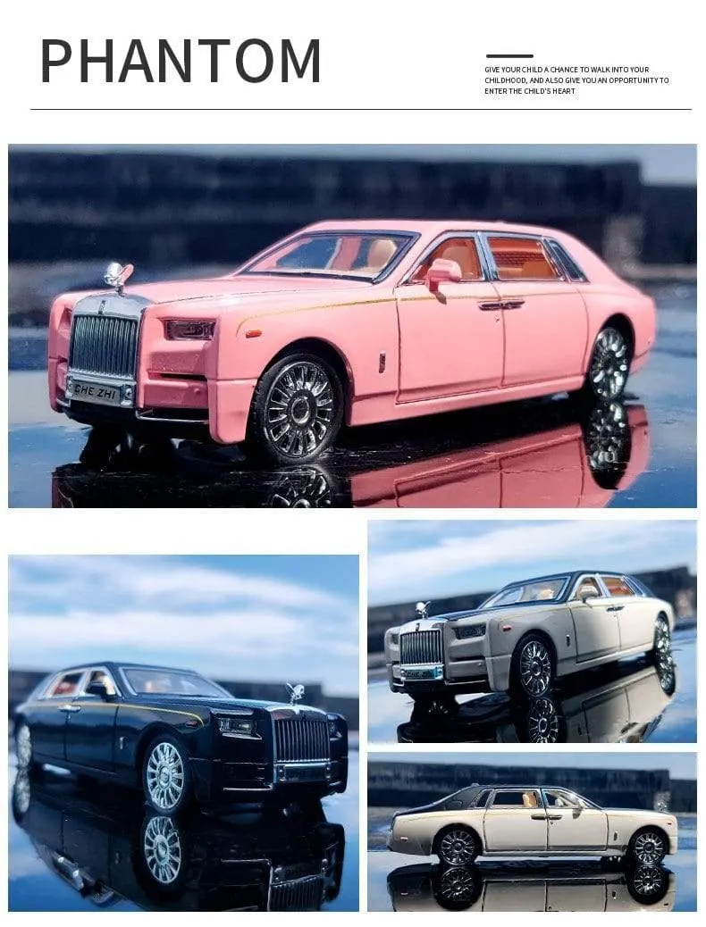 1:32 Rolls-Royce Phantom Legierung Automodell Druckguss & Spielzeugfahrzeuge Spielzeugautos Kinderspielzeug Für Ton und Licht Kinder Geschenke Jungen Spielzeug