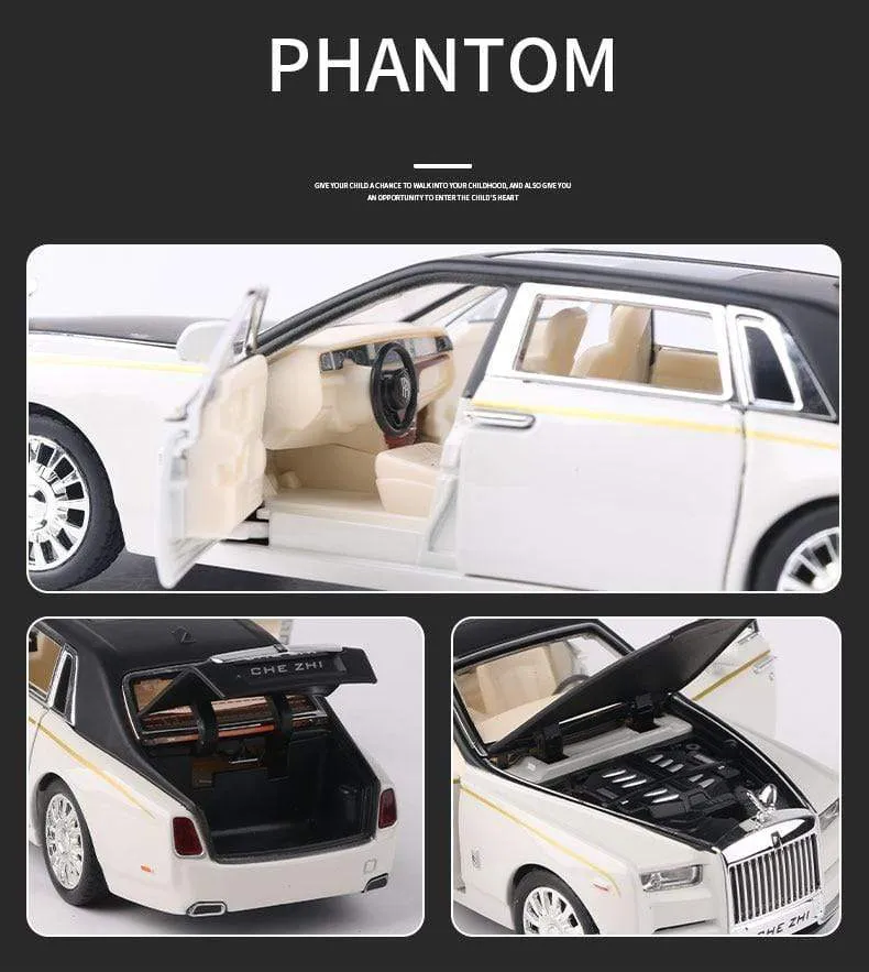 1:32 Rolls-Royce Phantom Legierung Automodell Druckguss & Spielzeugfahrzeuge Spielzeugautos Kinderspielzeug Für Ton und Licht Kinder Geschenke Jungen Spielzeug