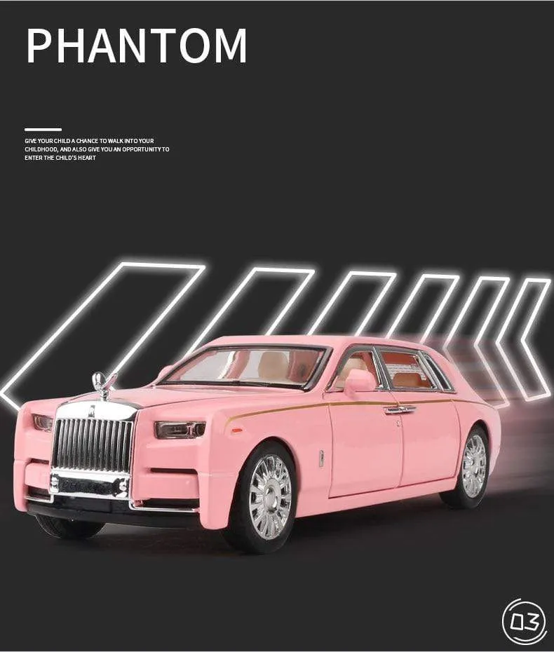 1:32 Rolls-Royce Phantom Legierung Automodell Druckguss & Spielzeugfahrzeuge Spielzeugautos Kinderspielzeug Für Ton und Licht Kinder Geschenke Jungen Spielzeug