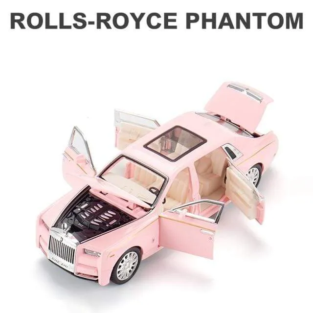 1:32 Rolls-Royce Phantom Legierung Automodell Druckguss & Spielzeugfahrzeuge Spielzeugautos Kinderspielzeug Für Ton und Licht Kinder Geschenke Jungen Spielzeug