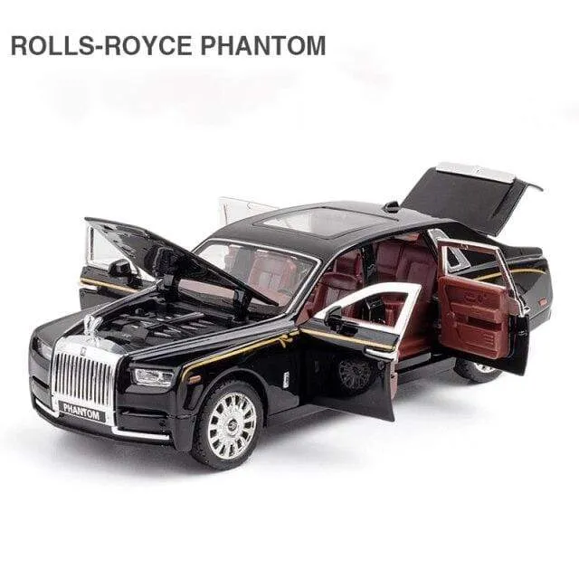 1:32 Rolls-Royce Phantom Legierung Automodell Druckguss & Spielzeugfahrzeuge Spielzeugautos Kinderspielzeug Für Ton und Licht Kinder Geschenke Jungen Spielzeug