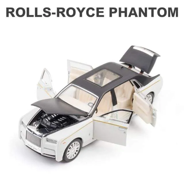 1:32 Rolls-Royce Phantom Legierung Automodell Druckguss & Spielzeugfahrzeuge Spielzeugautos Kinderspielzeug Für Ton und Licht Kinder Geschenke Jungen Spielzeug