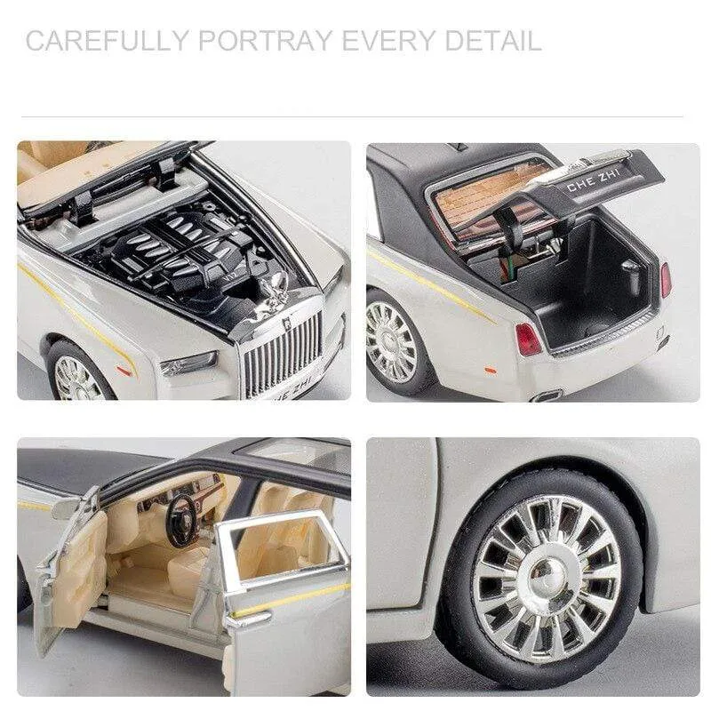 1:32 Rolls-Royce Phantom Legierung Automodell Druckguss & Spielzeugfahrzeuge Spielzeugautos Kinderspielzeug Für Ton und Licht Kinder Geschenke Jungen Spielzeug
