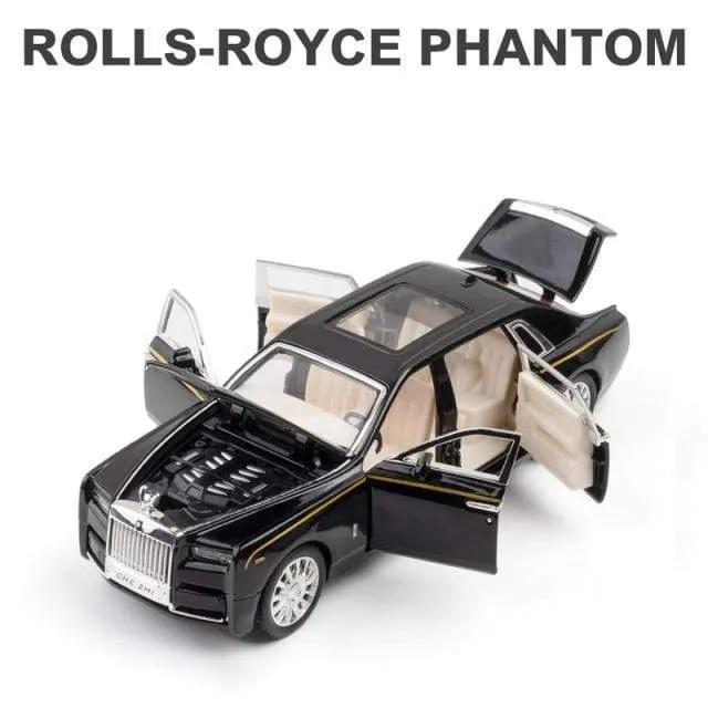 1:32 Rolls-Royce Phantom Legierung Automodell Druckguss & Spielzeugfahrzeuge Spielzeugautos Kinderspielzeug Für Ton und Licht Kinder Geschenke Jungen Spielzeug