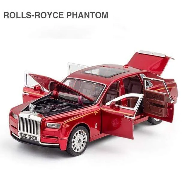 1:32 Rolls-Royce Phantom Legierung Automodell Druckguss & Spielzeugfahrzeuge Spielzeugautos Kinderspielzeug Für Ton und Licht Kinder Geschenke Jungen Spielzeug