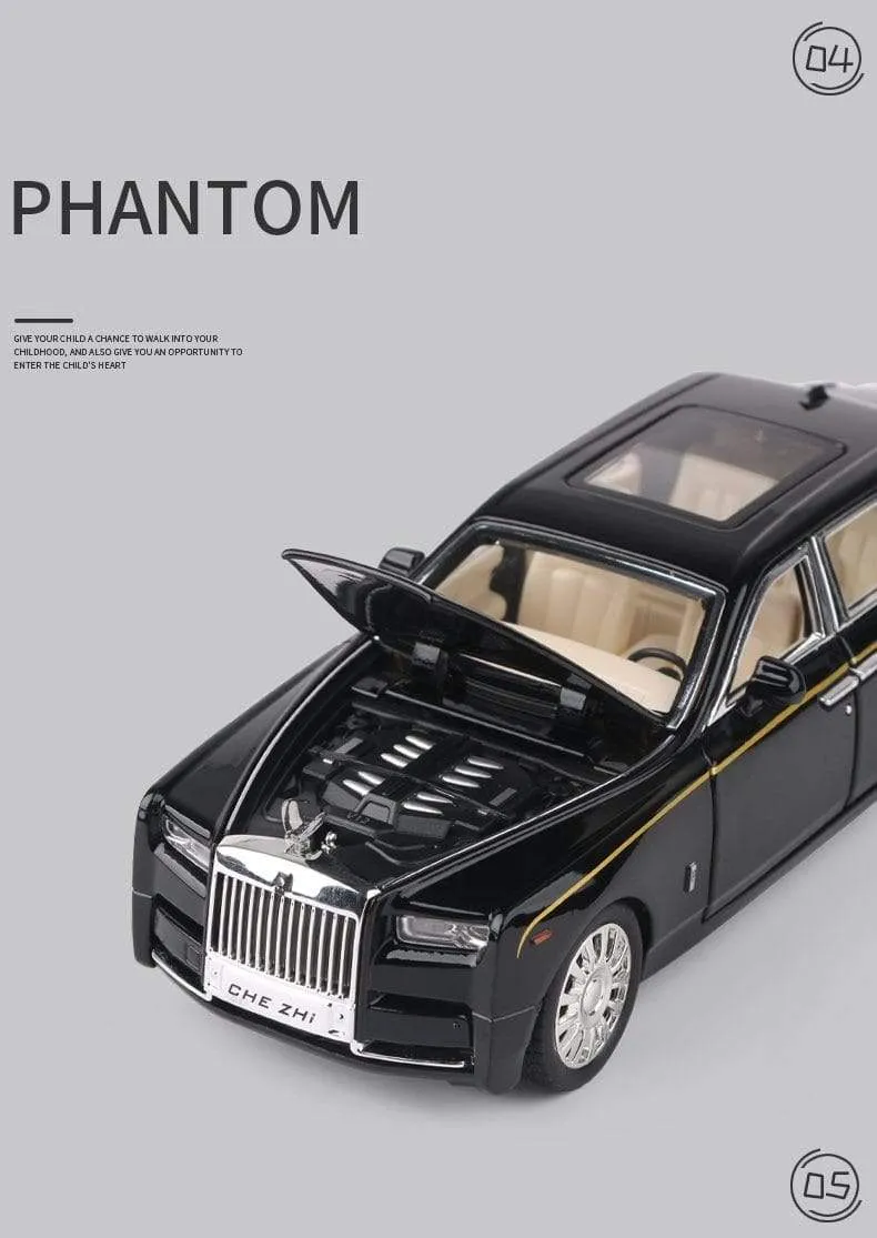 1:32 Rolls-Royce Phantom Legierung Automodell Druckguss & Spielzeugfahrzeuge Spielzeugautos Kinderspielzeug Für Ton und Licht Kinder Geschenke Jungen Spielzeug
