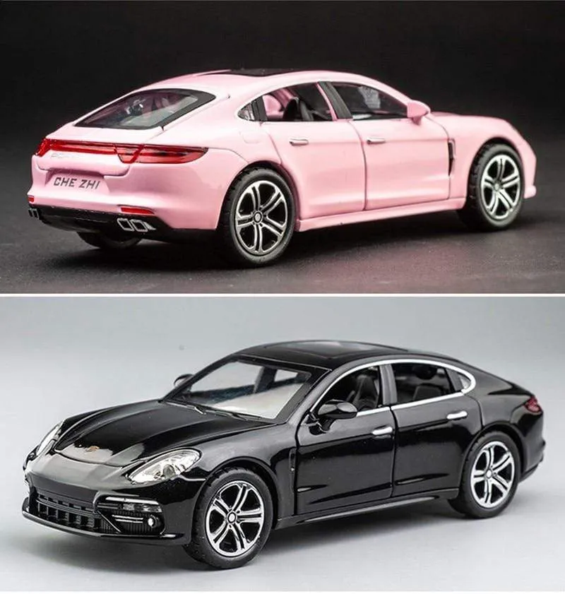 1:32 Porsche Panamera Coupé Automodell aus Legierung, Druckguss-Spielzeugfahrzeuge, Automodell aus Metall, Simulation, Sound-/Lichtsammlung, Kindergeschenk