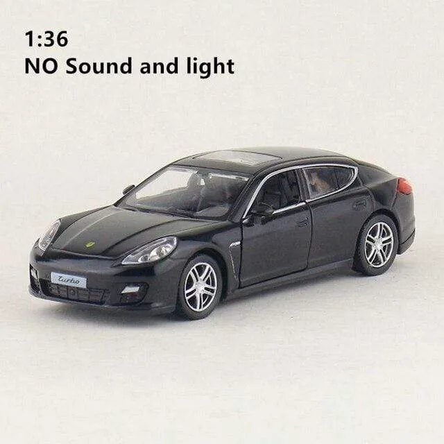 1:32 Porsche Panamera Coupé Automodell aus Legierung, Druckguss-Spielzeugfahrzeuge, Automodell aus Metall, Simulation, Sound-/Lichtsammlung, Kindergeschenk