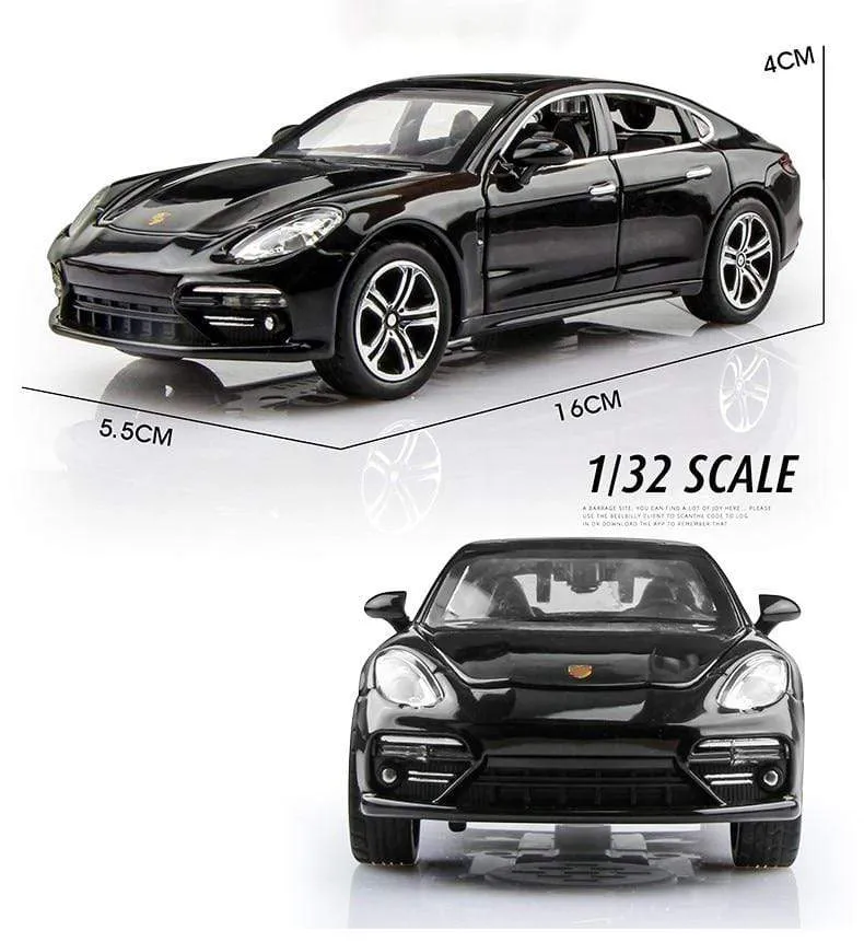 1:32 Porsche Panamera Coupé Automodell aus Legierung, Druckguss-Spielzeugfahrzeuge, Automodell aus Metall, Simulation, Sound-/Lichtsammlung, Kindergeschenk