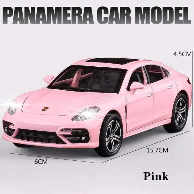 1:32 Porsche Panamera Coupé Automodell aus Legierung, Druckguss-Spielzeugfahrzeuge, Automodell aus Metall, Simulation, Sound-/Lichtsammlung, Kindergeschenk