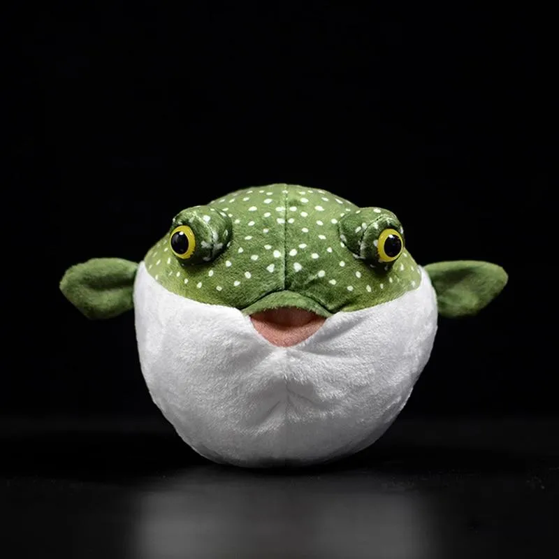 Echtes Kugelfisch-Plüschtier, lebensechte Meerestiere, Kugelfische, Stofftiere, weiche Aquarienfische, Puppen, Geschenke für Kinder