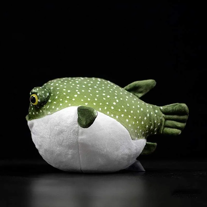 Echtes Kugelfisch-Plüschtier, lebensechte Meerestiere, Kugelfische, Stofftiere, weiche Aquarienfische, Puppen, Geschenke für Kinder