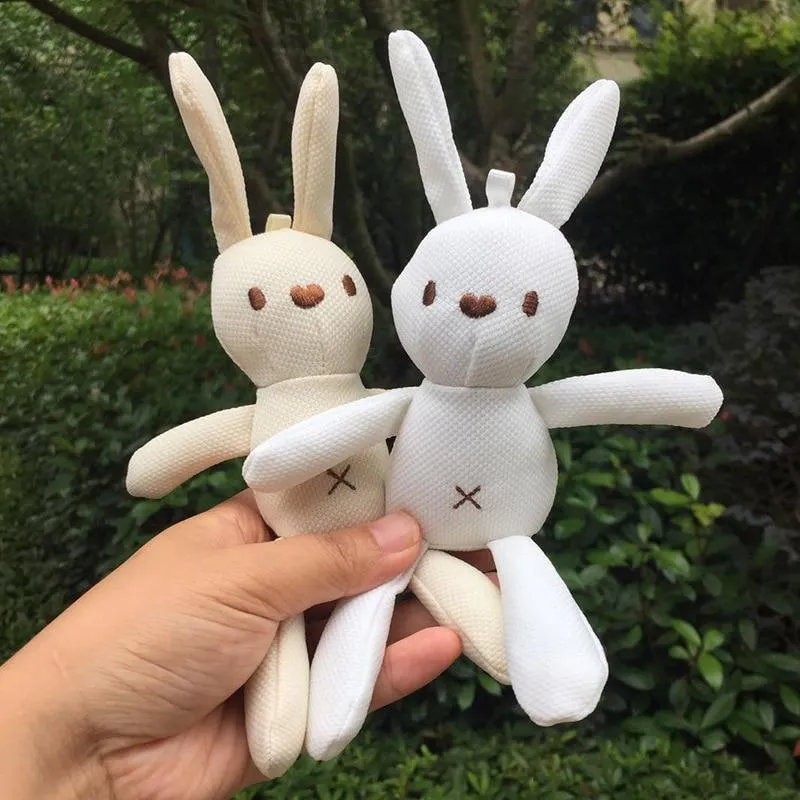 Cartoon Teddybär Kaninchen Plüschtiere Netter Hase Schlüsselanhänger Anhänger Puppe Weiches Stofftier Plüschtier Hochzeit Geburtstag Dekor
