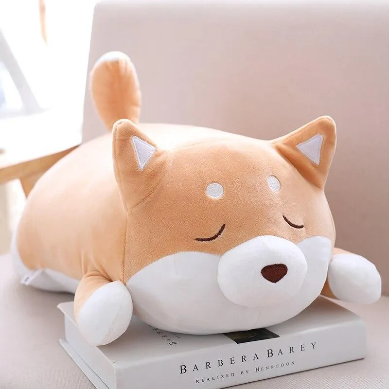 36/55 Cute Fat Shiba Inu Hund Plüschtier Gefüllte Weiche Kawaii Tier Cartoon Kissen Schönes Geschenk für Kinder Baby Kinder Gute Qualität
