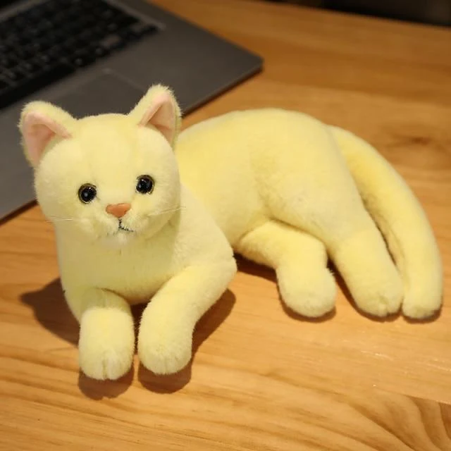 Simulation Kissen Katze Plüschtiere Realistische Tier Haustier Kinder Dekoration Urlaub Weihnachtsgeschenk