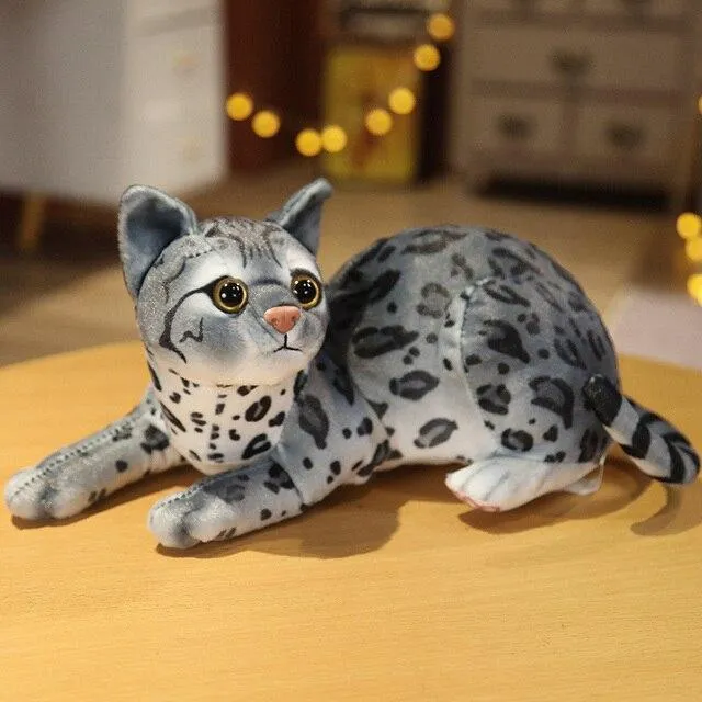Simulation Kissen Katze Plüschtiere Realistische Tier Haustier Kinder Dekoration Urlaub Weihnachtsgeschenk