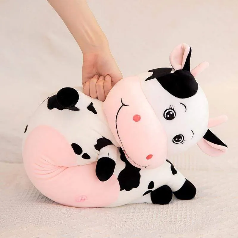 70 cm-100 cm Schöne Kreative Milchkuh Plüsch Kissen Spielzeug Weiche Angefüllte Cartoon Tier Vieh Puppe Schlafzimmer Schlaf Kissen kissen
