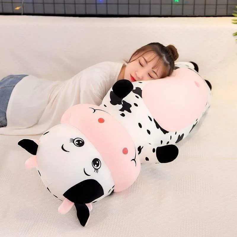 70 cm-100 cm Schöne Kreative Milchkuh Plüsch Kissen Spielzeug Weiche Angefüllte Cartoon Tier Vieh Puppe Schlafzimmer Schlaf Kissen kissen