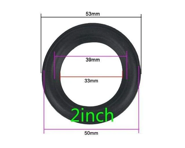 Reparaturzubehör für die Gummisicke der Lautsprecheraufhängung in neuer Größe für 2 Zoll, 2.5 Zoll, 3.5 Zoll, 4 Zoll, 4.5 Zoll, 5.25 Zoll, 6.5 Zoll, 8 Zoll