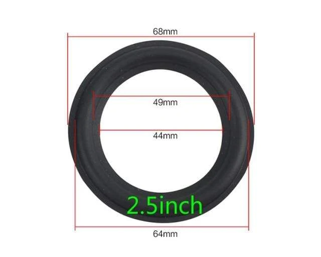 Reparaturzubehör für die Gummisicke der Lautsprecheraufhängung in neuer Größe für 2 Zoll, 2.5 Zoll, 3.5 Zoll, 4 Zoll, 4.5 Zoll, 5.25 Zoll, 6.5 Zoll, 8 Zoll