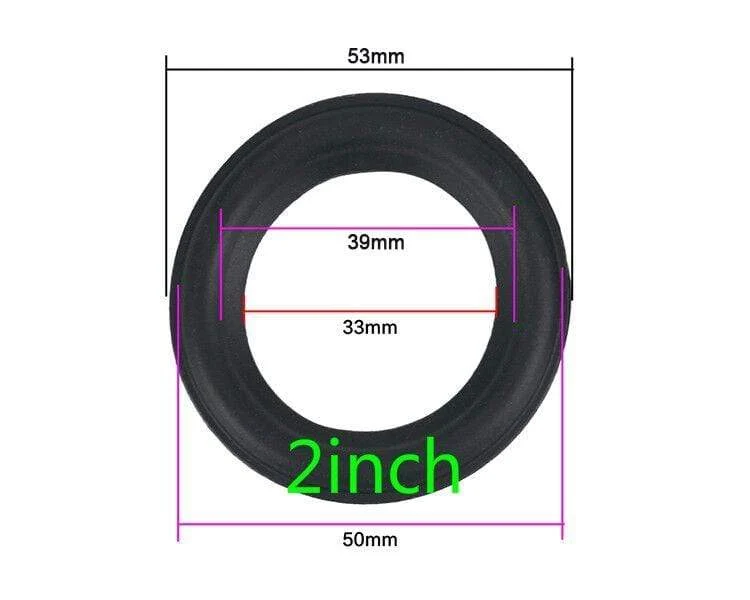 Reparaturzubehör für die Gummisicke der Lautsprecheraufhängung in neuer Größe für 2 Zoll, 2.5 Zoll, 3.5 Zoll, 4 Zoll, 4.5 Zoll, 5.25 Zoll, 6.5 Zoll, 8 Zoll