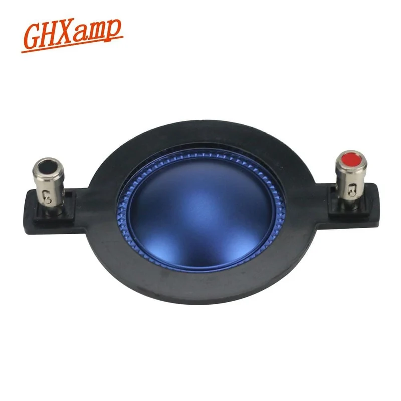 GHXAMP 44.4 mm Flachdraht-Hochtöner-Lautsprecher, Schwingspule, blaue Folie, Aluminium, mit 44.4-Kern-Hochtöner-Treiberzubehör