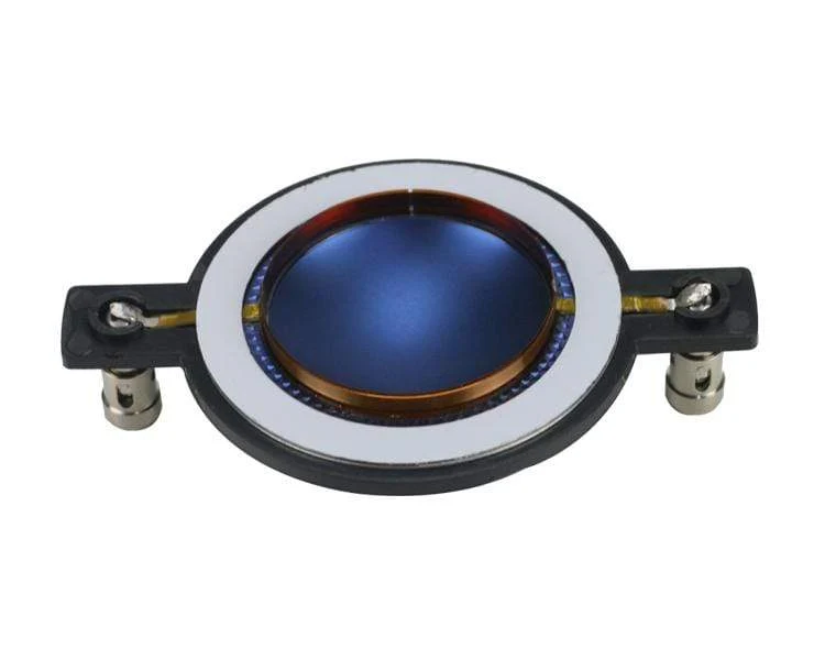 GHXAMP 44.4 mm Flachdraht-Hochtöner-Lautsprecher, Schwingspule, blaue Folie, Aluminium, mit 44.4-Kern-Hochtöner-Treiberzubehör