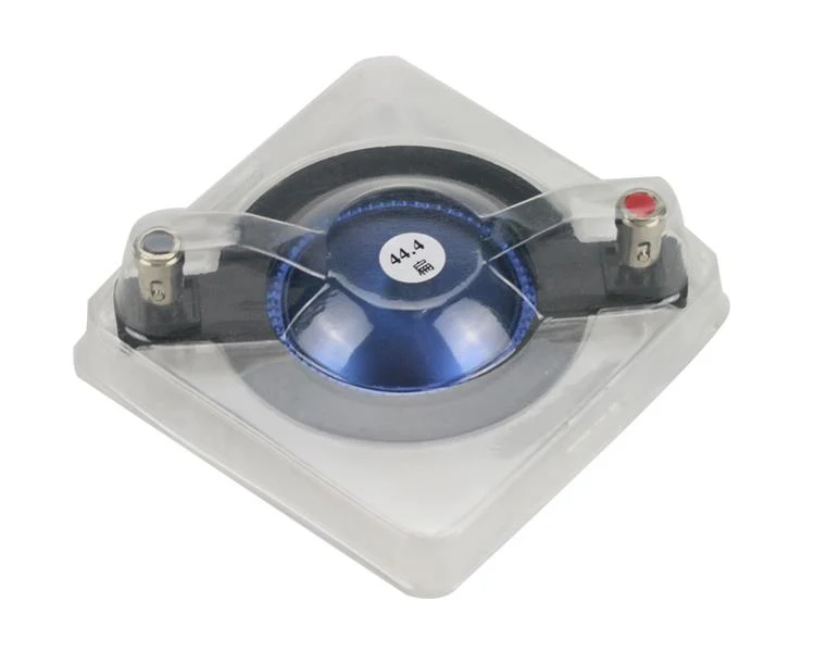 GHXAMP 44.4 mm Flachdraht-Hochtöner-Lautsprecher, Schwingspule, blaue Folie, Aluminium, mit 44.4-Kern-Hochtöner-Treiberzubehör
