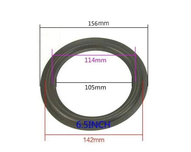 GHXAMP 2PCS Lautsprecher Schaum Reparatur Falten Rand Ring Subwoofer Lautsprecher Reparatur Zubehör DIY 5 ZOLL 6.5 ZOLL 8 ZOLL 10 12 ZOLL