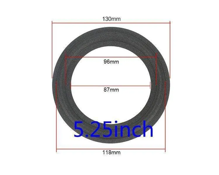 GHXAMP 2PCS Lautsprecher Schaum Reparatur Falten Rand Ring Subwoofer Lautsprecher Reparatur Zubehör DIY 5 ZOLL 6.5 ZOLL 8 ZOLL 10 12 ZOLL