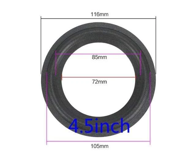 GHXAMP 2PCS Lautsprecher Schaum Reparatur Falten Rand Ring Subwoofer Lautsprecher Reparatur Zubehör DIY 5 ZOLL 6.5 ZOLL 8 ZOLL 10 12 ZOLL