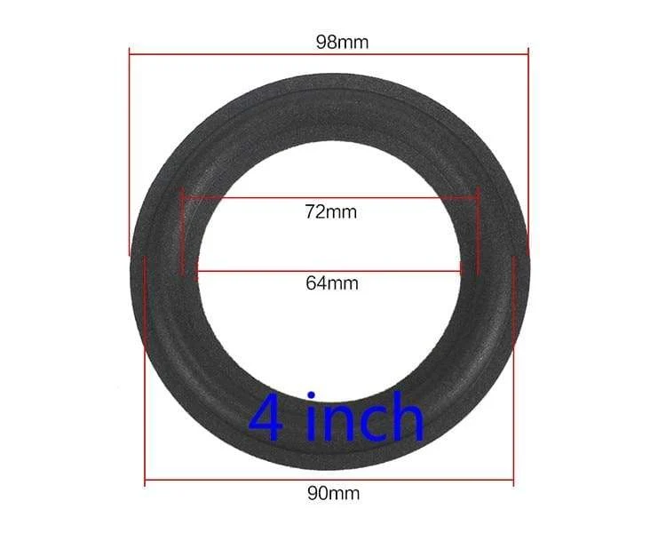 GHXAMP 2PCS Lautsprecher Schaum Reparatur Falten Rand Ring Subwoofer Lautsprecher Reparatur Zubehör DIY 5 ZOLL 6.5 ZOLL 8 ZOLL 10 12 ZOLL