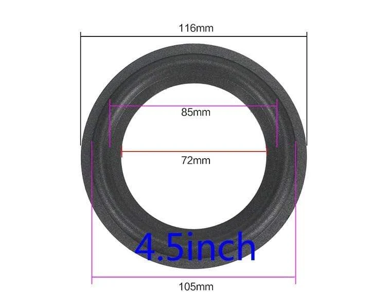 GHXAMP 2PCS Lautsprecher Schaum Reparatur Falten Rand Ring Subwoofer Lautsprecher Reparatur Zubehör DIY 5 ZOLL 6.5 ZOLL 8 ZOLL 10 12 ZOLL