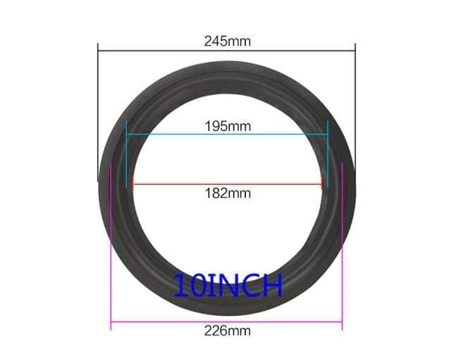 GHXAMP 2PCS Lautsprecher Schaum Reparatur Falten Rand Ring Subwoofer Lautsprecher Reparatur Zubehör DIY 5 ZOLL 6.5 ZOLL 8 ZOLL 10 12 ZOLL