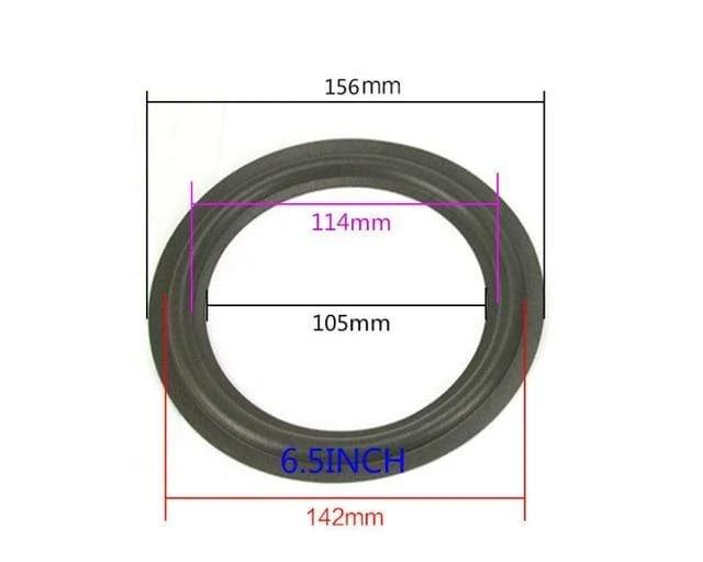 GHXAMP 2PCS Lautsprecher Schaum Reparatur Falten Rand Ring Subwoofer Lautsprecher Reparatur Zubehör DIY 5 ZOLL 6.5 ZOLL 8 ZOLL 10 12 ZOLL