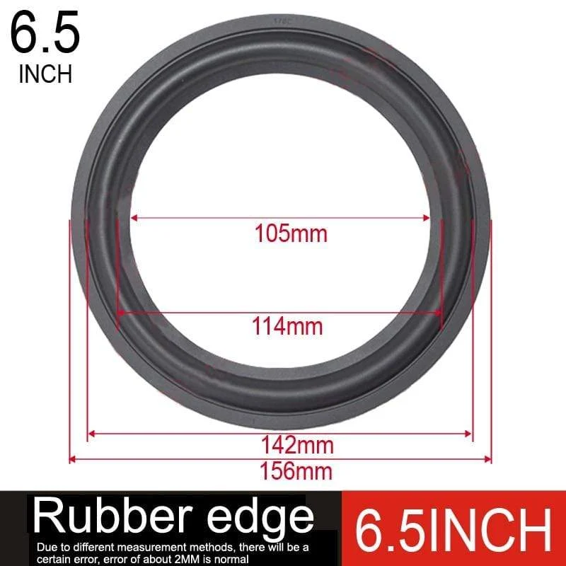 DIYLIVE 4-12 "Gummi-Sicke zusammenklappbarer Subwoofer-Ring Reparatur Lautsprecherbeschläge (100 ~ 300 mm) 4 "5" 5.5 "6.5" 7 "8" 10 "12"