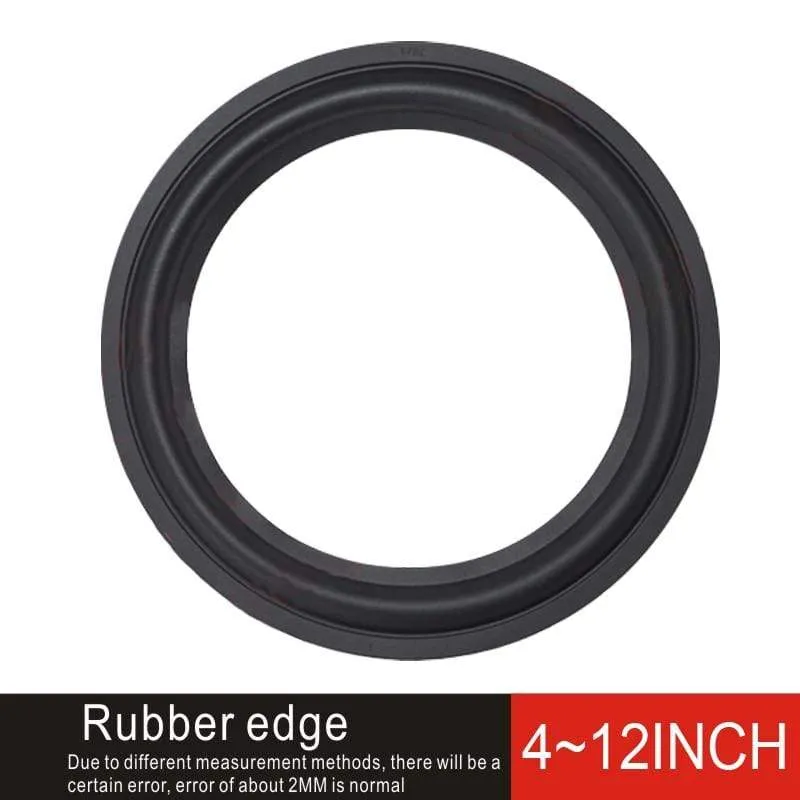 DIYLIVE 4-12 "Gummi-Sicke zusammenklappbarer Subwoofer-Ring Reparatur Lautsprecherbeschläge (100 ~ 300 mm) 4 "5" 5.5 "6.5" 7 "8" 10 "12"