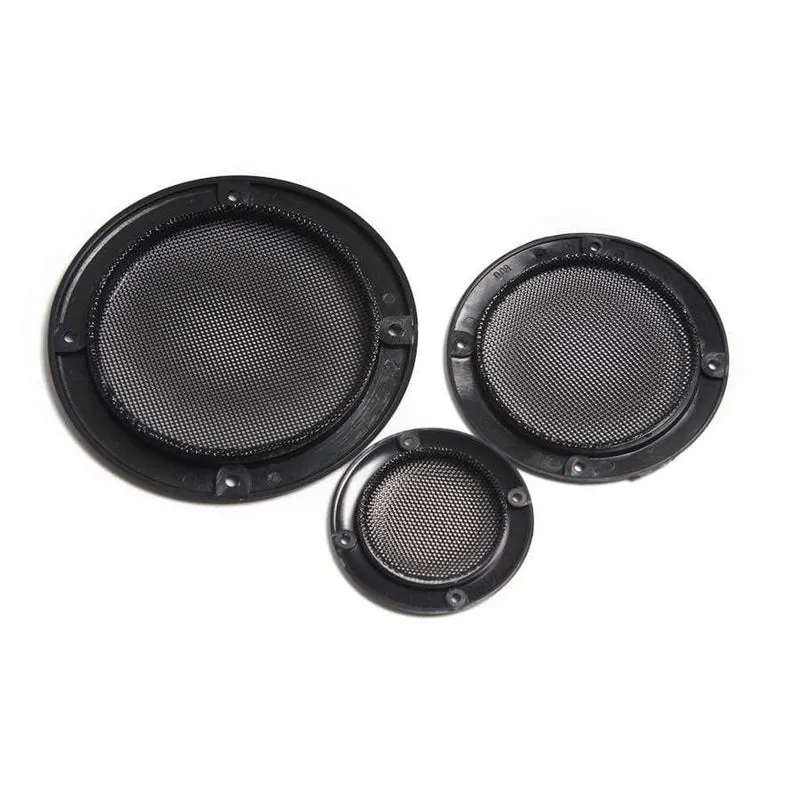 2PCS 2 zoll 3 zoll 4 zoll Schwarz Ersatz Runde Lautsprecher Schutzhülle Mesh Net Abdeckung Grille Kreis Lautsprecher Zubehör