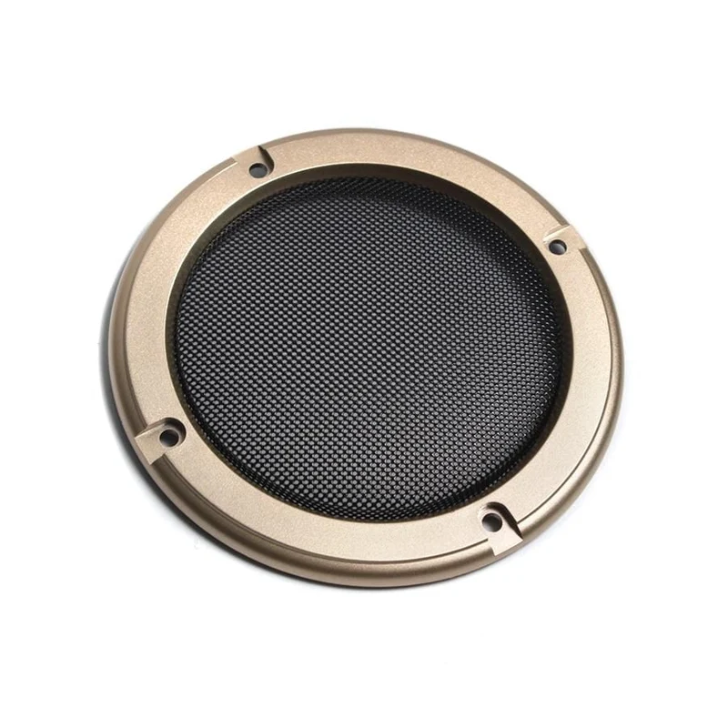 2PCS 2 zoll 3 zoll 4 zoll Schwarz Ersatz Runde Lautsprecher Schutzhülle Mesh Net Abdeckung Grille Kreis Lautsprecher Zubehör