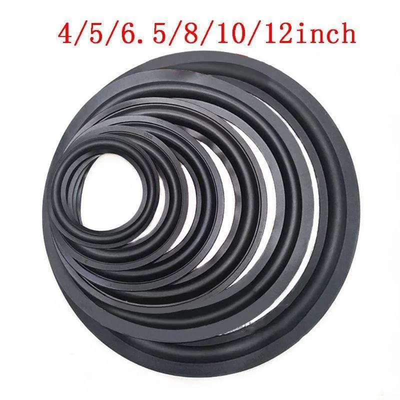 4/5/6.5/8/10/12 Zoll elastischer Gummiring, Lautsprecher-Surround-Reparaturschaum, Tieftönerkante
