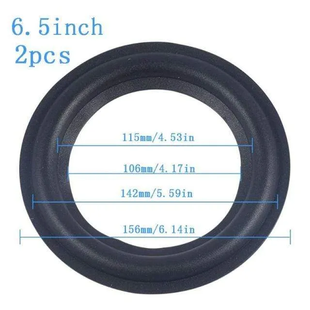 4/5/6.5/8/10/12 Zoll elastischer Gummiring, Lautsprecher-Surround-Reparaturschaum, Tieftönerkante