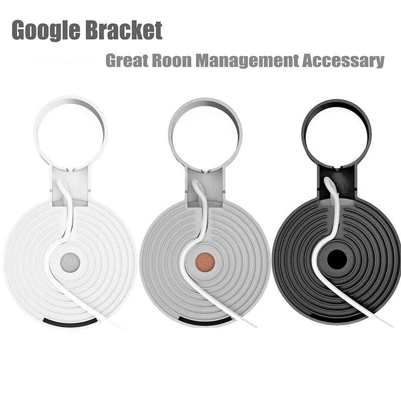Steckdosen-Wandhalterung für Google Home Mini (1. Generation), Google Nest Mini (2. Generation), Kabelmanagement für Google Mini Smart Speaker