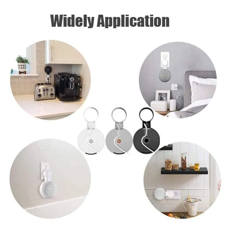 Steckdosen-Wandhalterung für Google Home Mini (1. Generation), Google Nest Mini (2. Generation), Kabelmanagement für Google Mini Smart Speaker