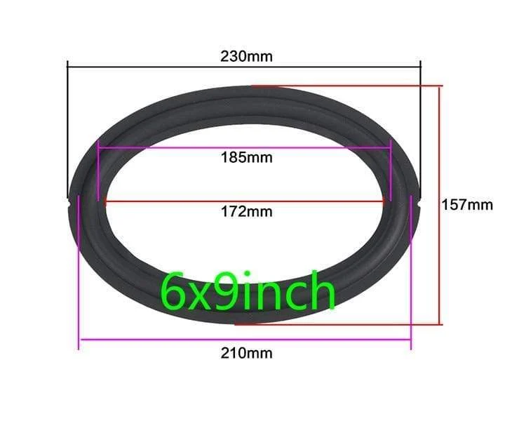 GHXAMP Lautsprecher Gummi Surround Reparatur 3 Zoll 4 Zoll 5 Zoll 6.5 8 Zoll Lautsprecher Subwoofer Zubehör Allgemeine Faltkante Diy